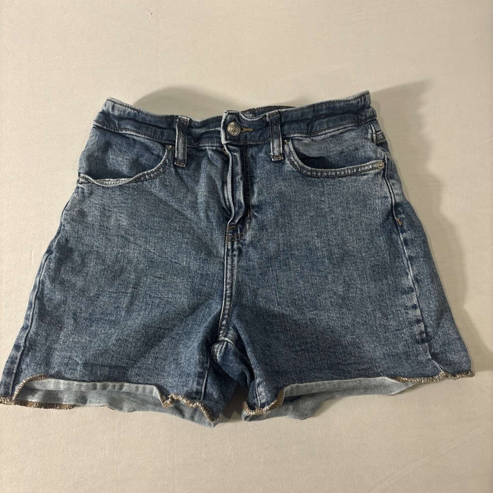 Wild Fable High-Rise Denim Cut Off Shorts Women Blue Size 6/28R Festival